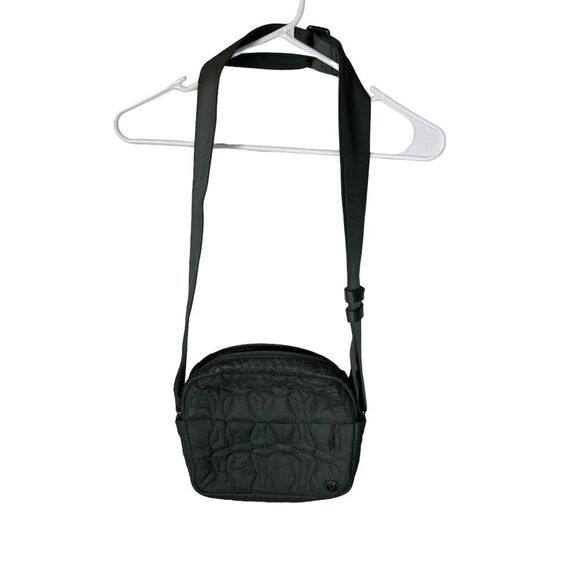 lululemon quilted embrace crossbody bag Lululemon Quilted Embrace Crossbody Bag Dark Green Unisex Casual